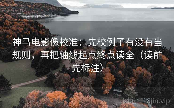 神马电影像校准：先校例子有没有当规则，再把轴线起点终点读全（读前先标注）